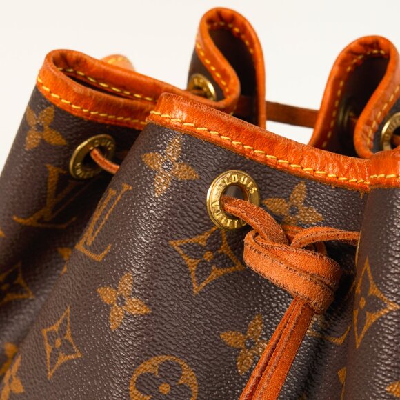 Louis Vuitton Petit Noe Monogram Canvas Bucket Bag - Picture 11 of 13